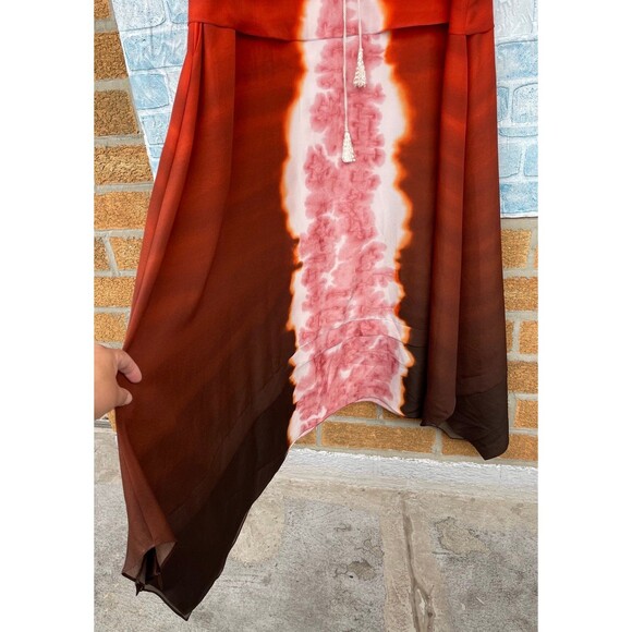 ALTUZARRA
Penelope Dyed Gradient Asymmetric Midi-Dress SIZE 46/16 - Picture 10 of 13